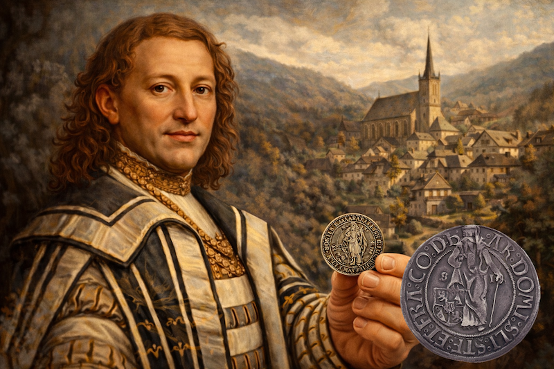 Štěpán Šlik a jáchymovské tolary Jak český šlechtic změnil světové peníze